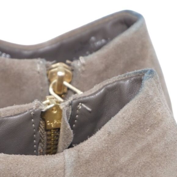 Steve Madden Penelope Tan Suede Heeled Ankle Booties, Size 5 - Picture 5 of 12